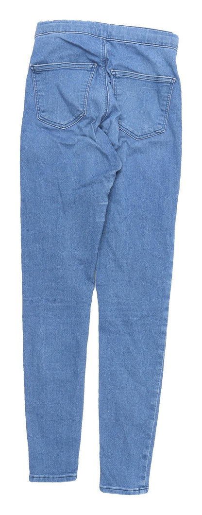 Topshop Women's Blue Skinny Jeans Size 8