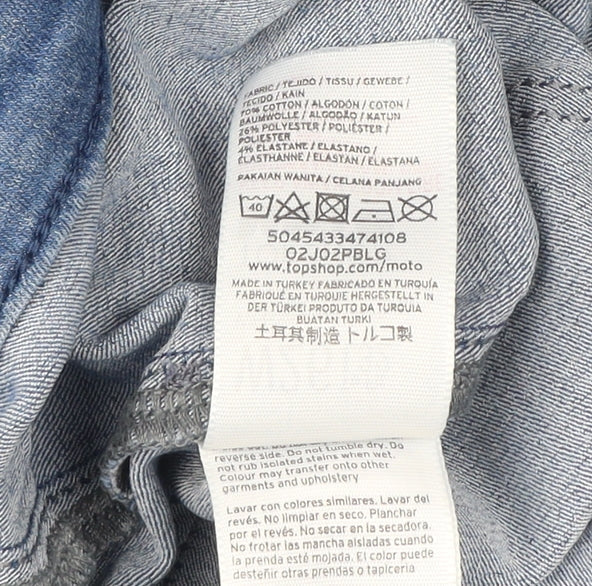 Topshop Women's Blue Skinny Jeans Size 8