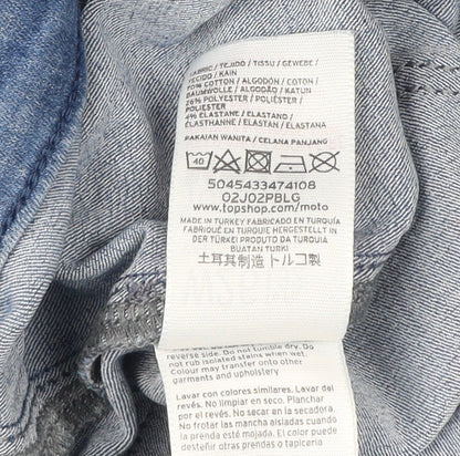 Topshop Women's Blue Skinny Jeans Size 8