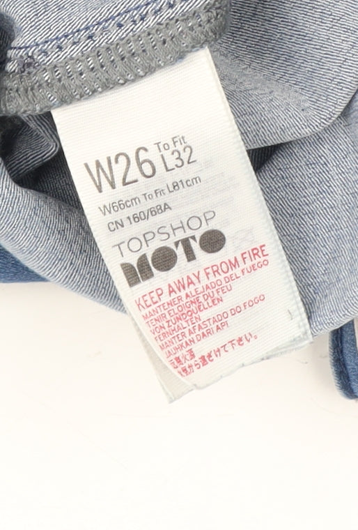 Topshop Women's Blue Skinny Jeans Size 8