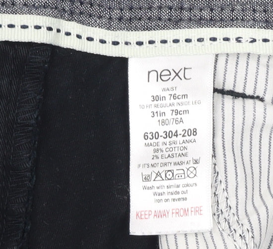 Next Men's Black Slim Fit Jeans, Size 30W 31L