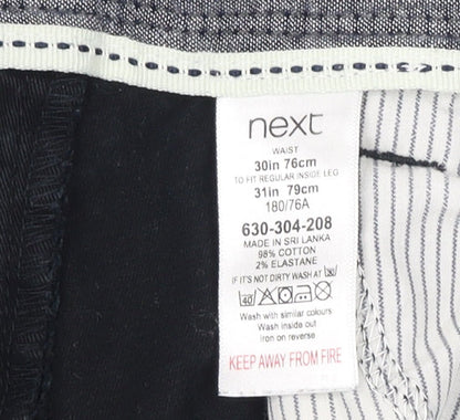 Next Men's Black Slim Fit Jeans, Size 30W 31L