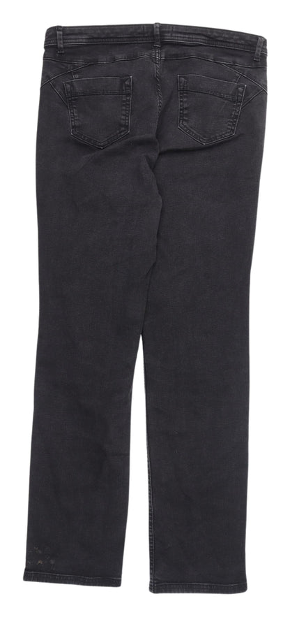 Womens UK Size 14 Marks and Spencer Regular Fit  Black Jeans