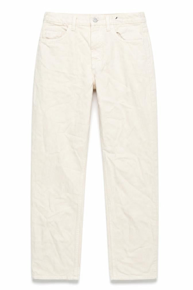 Womens UK Size L United Colors of Benetton Regular Fit Straight Beige Jeans
