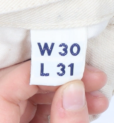 Benetton Beige Straight Jeans Women's Size L