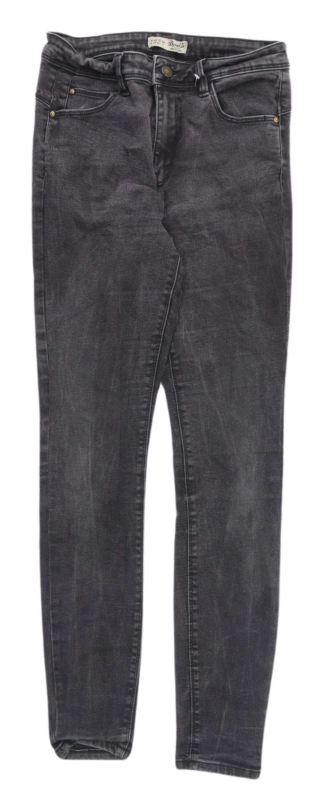 Denim Co Women's Black Skinny Jeans Size 14