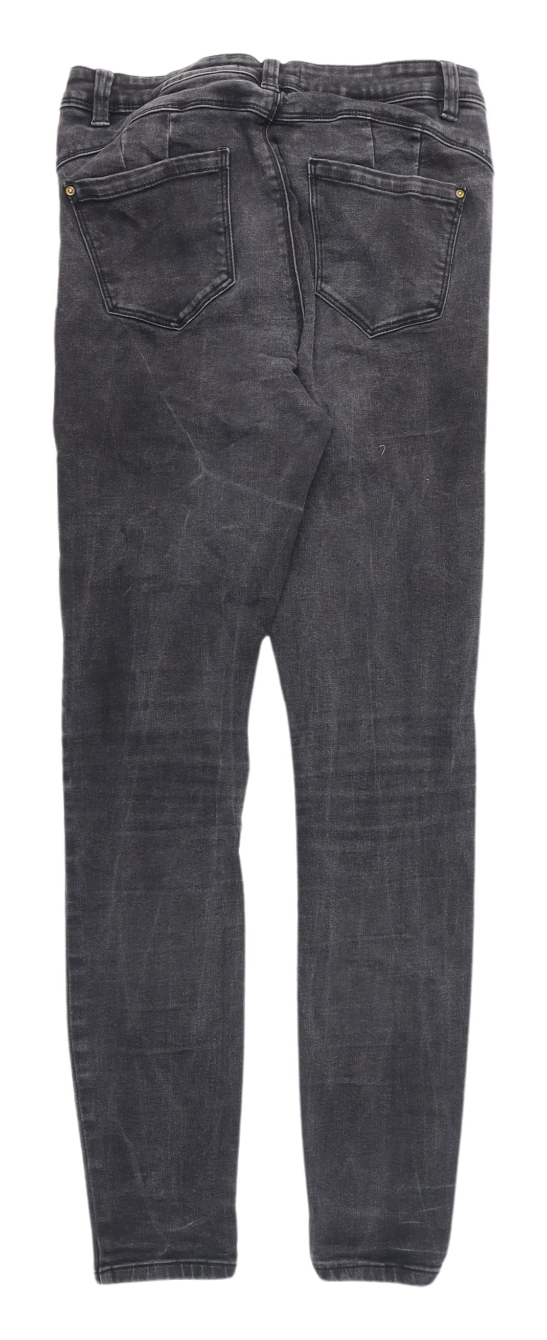 Denim Co Women's Black Skinny Jeans Size 14