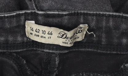 Denim Co Women's Black Skinny Jeans Size 14
