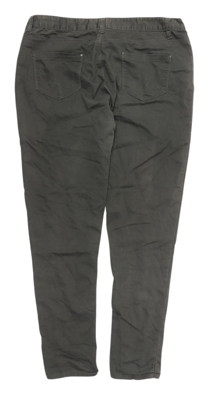 Denim Co. Women's Green Super-Skinny Jeans Size 18