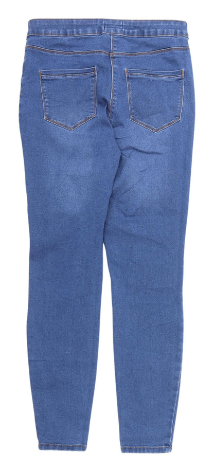 Matalan Women's Blue Skinny Distressed Jeans Size 12