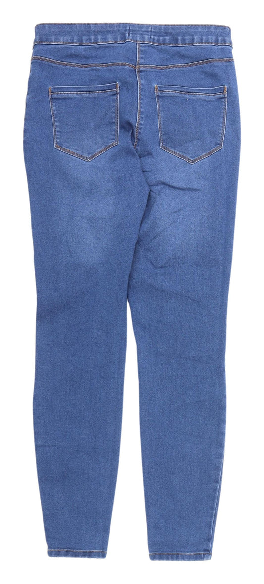Matalan Women's Blue Skinny Distressed Jeans Size 12