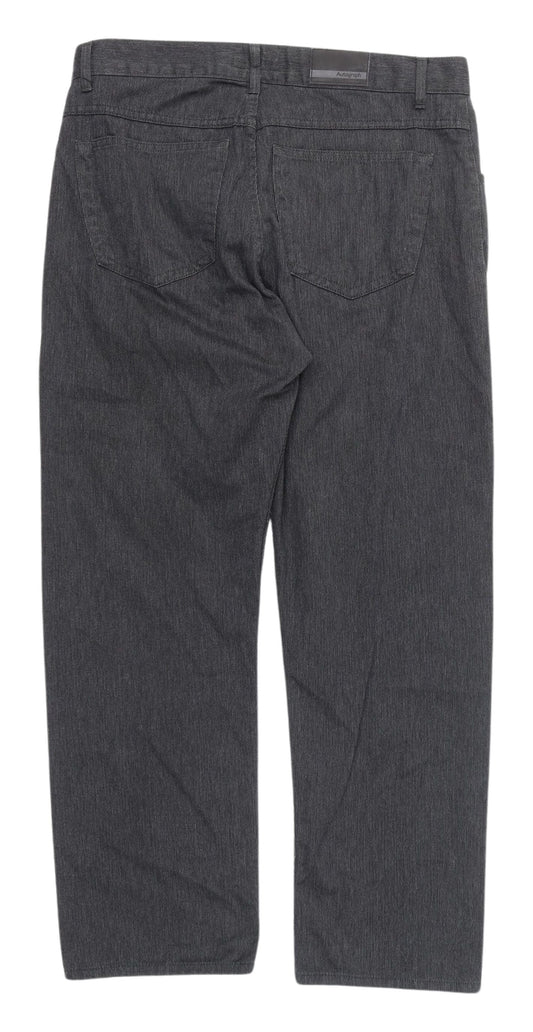 Marks & Spencer Grey Regular Fit Trousers for Men