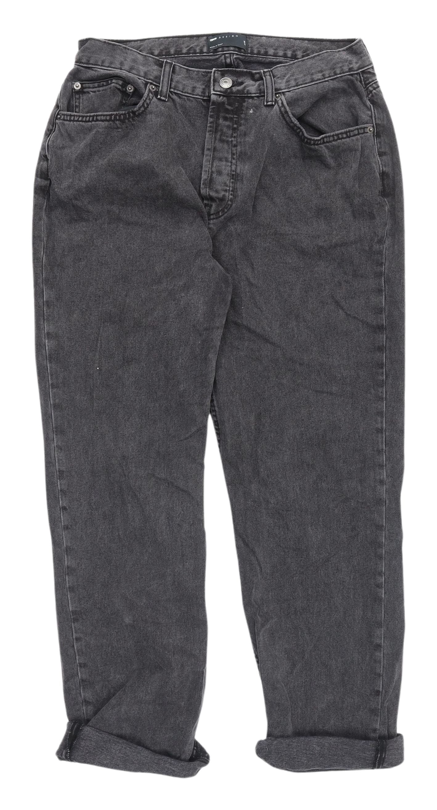 ASOS Men's Black Straight Jeans M 30W 32L