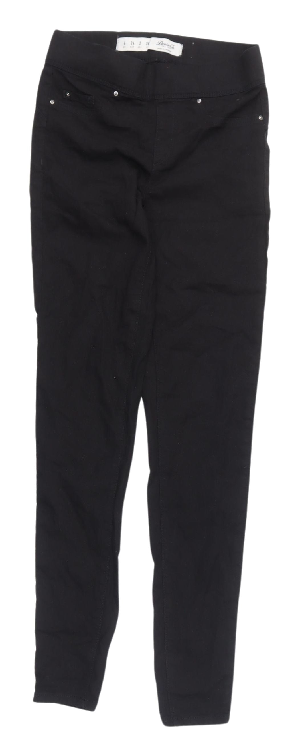 Denim Co. Women's Black Jegging Slim Jeans Size 6