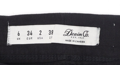 Denim Co. Women's Black Jegging Slim Jeans Size 6