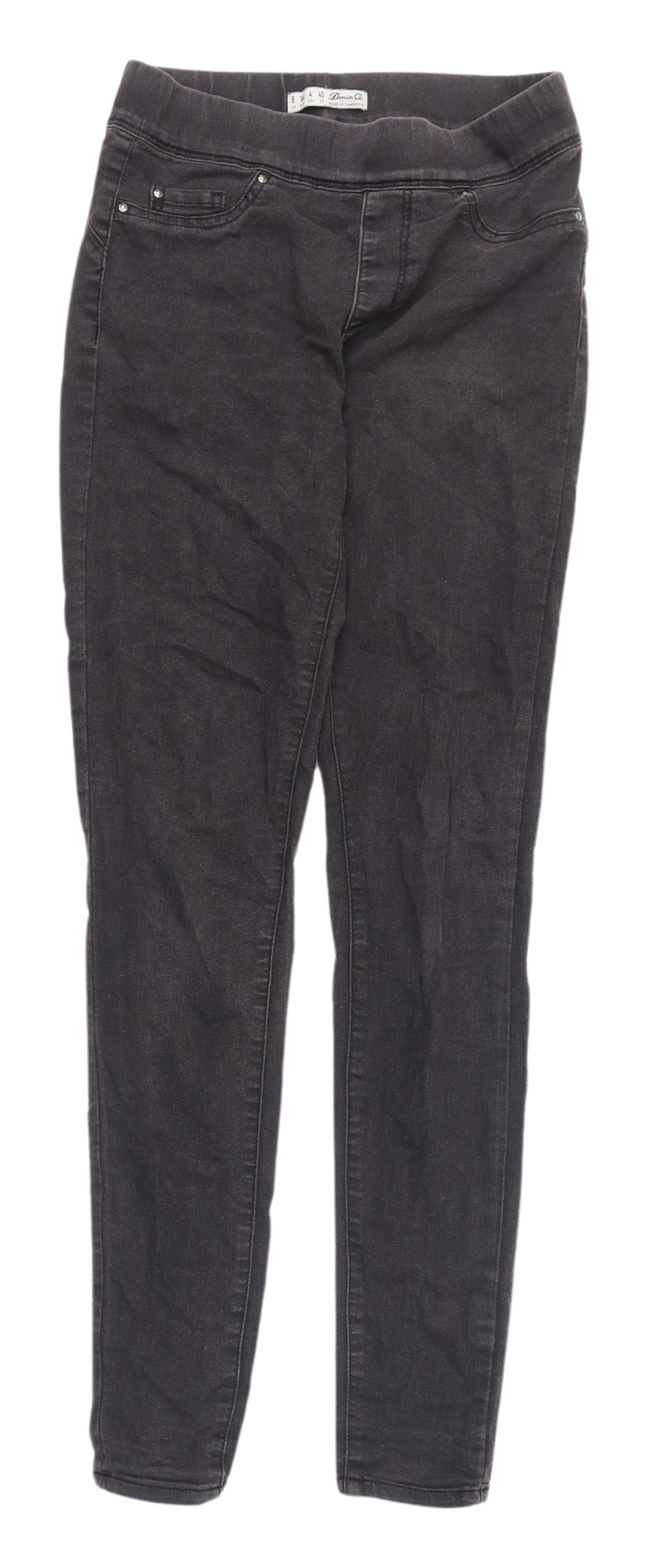 Denim Co. Black Skinny Jeans Size 8 Women’s Slim Stretch