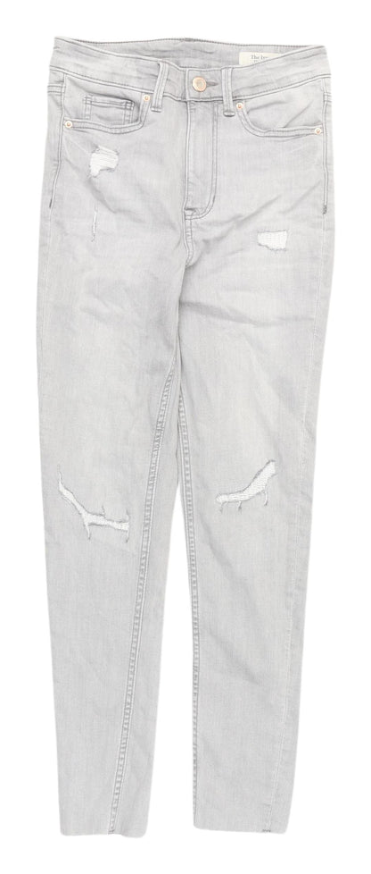 Womens UK Size 8 Marks and Spencer Slim Fit Skinny Grey Jeans