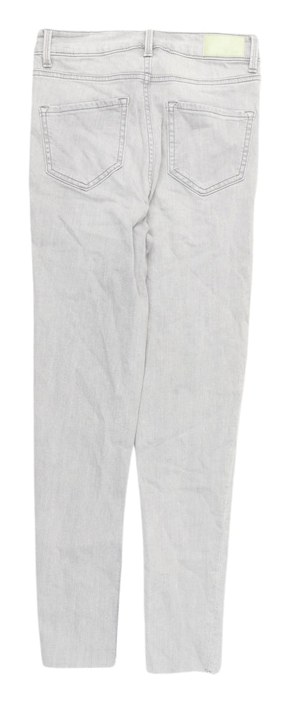 Womens UK Size 8 Marks and Spencer Slim Fit Skinny Grey Jeans