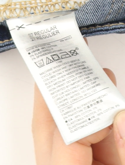 GAP Women's Blue Straight Jeans Size 6