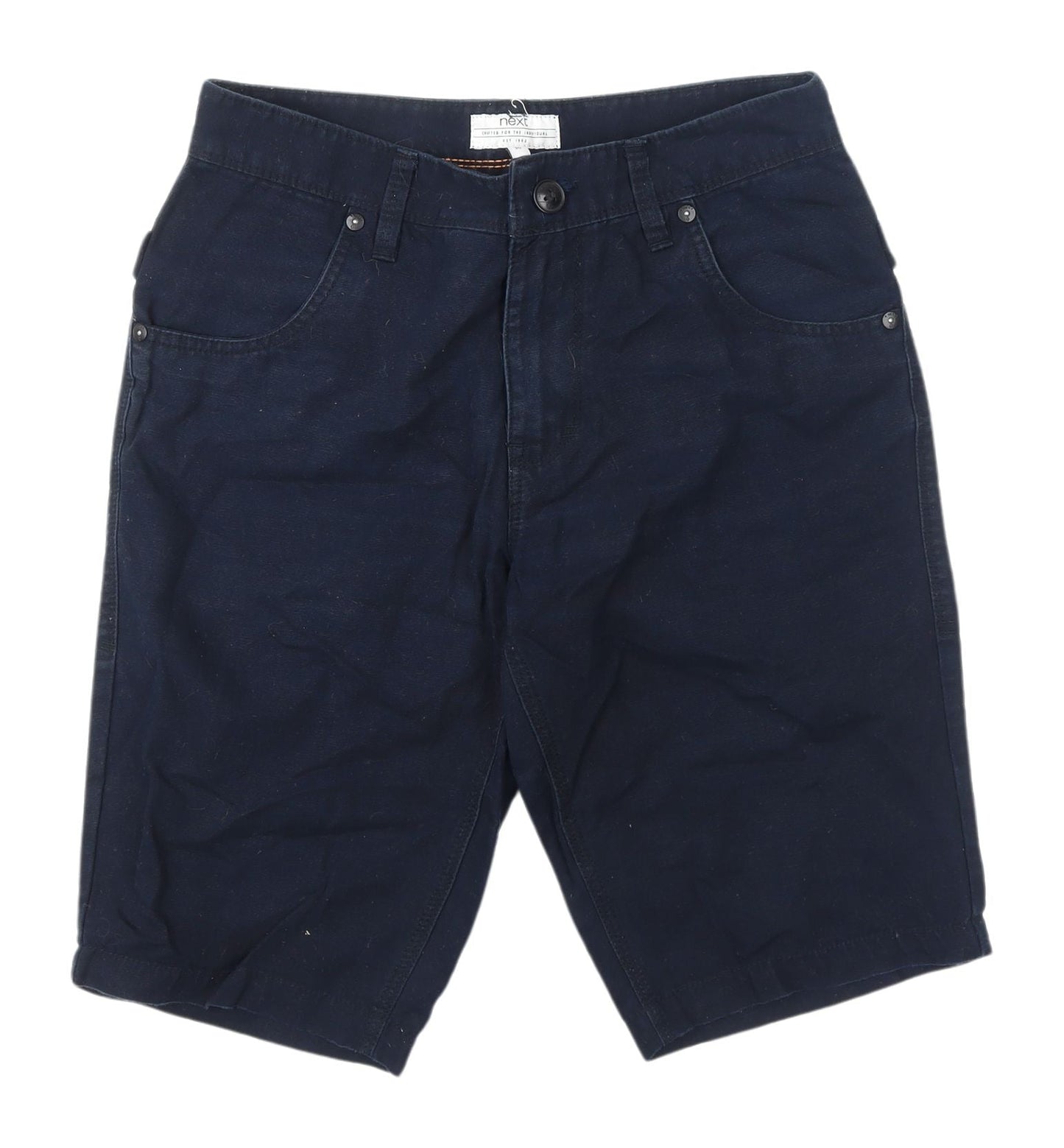 Next Men's Blue Cargo Shorts, Size M - Spring/Summer Casual