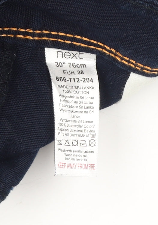 Next Men's Blue Cargo Shorts, Size M - Spring/Summer Casual