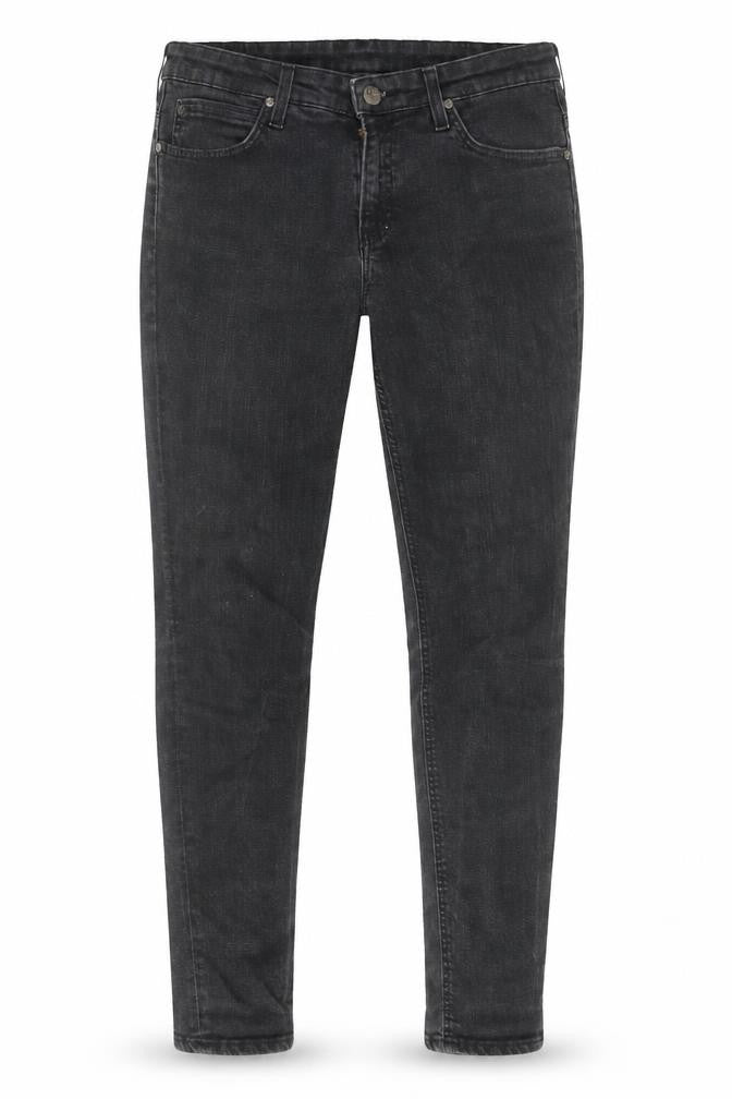 Mens UK Size M Lee Slim Fit Skinny Black Jeans