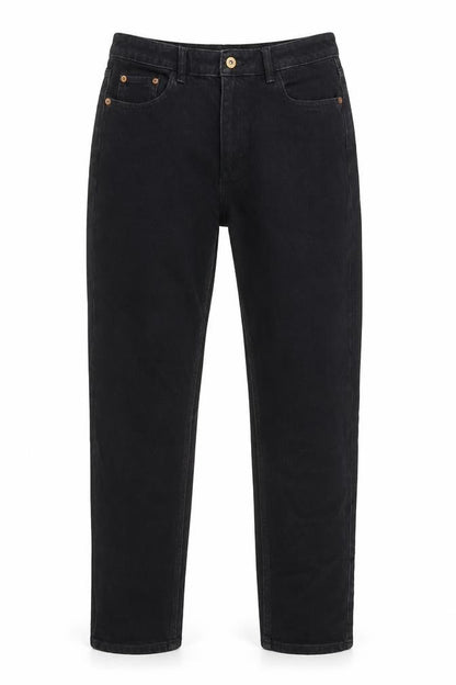 Womens UK Size 12 F&F Regular Fit Straight Black Jeans