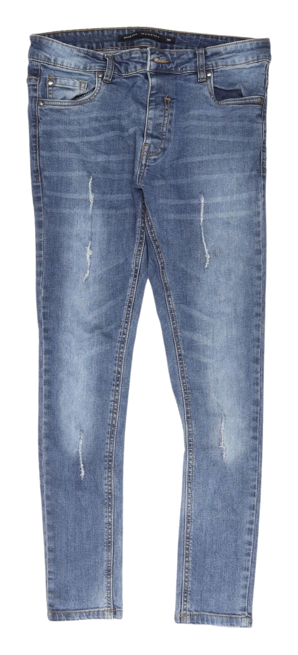 Brave Soul Women's Blue Skinny Jeans size 30