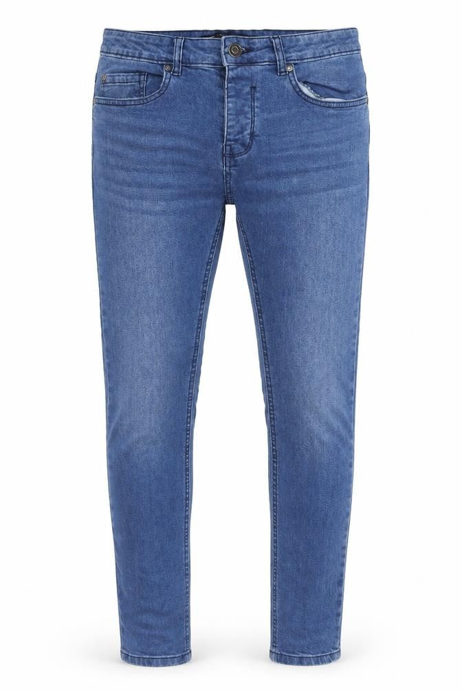 Mens UK Size M Brave Soul Slim Fit Skinny Blue Jeans
