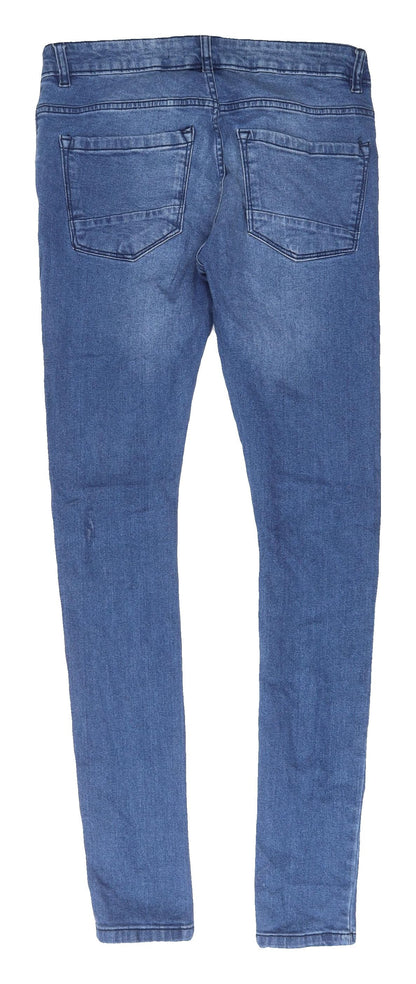 Mens UK Size M Brave Soul Slim Fit Skinny Blue Jeans