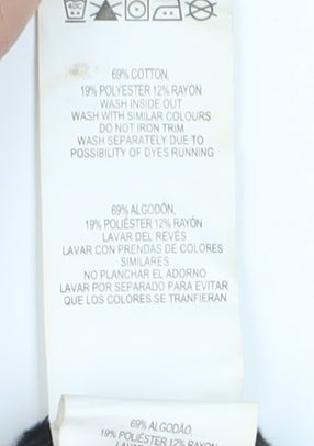 Denim Co. Women's Black Cut-Off Shorts Size 12