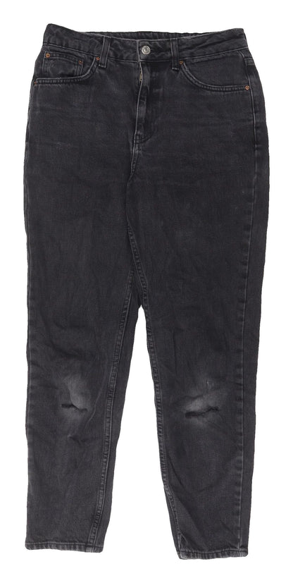 Topshop Women's Black Straight Jeans Size 16