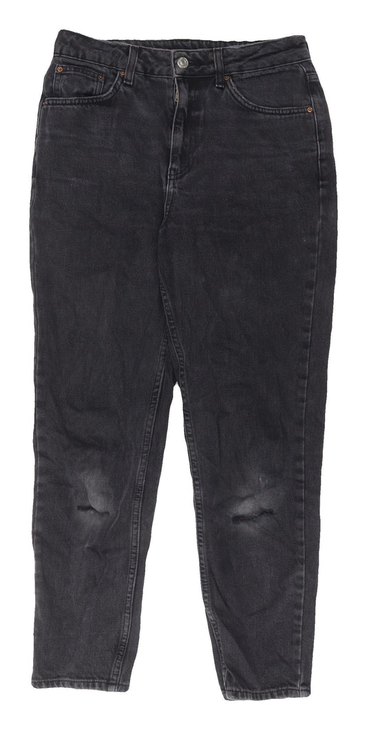 Topshop Women's Black Straight Jeans Size 16