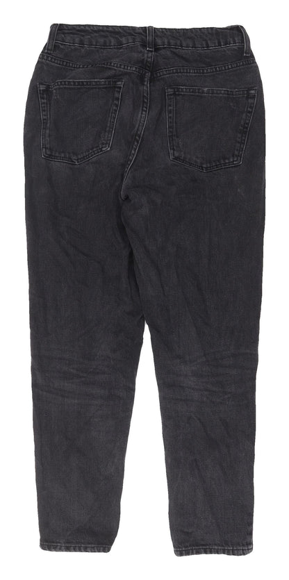 Topshop Women's Black Straight Jeans Size 16