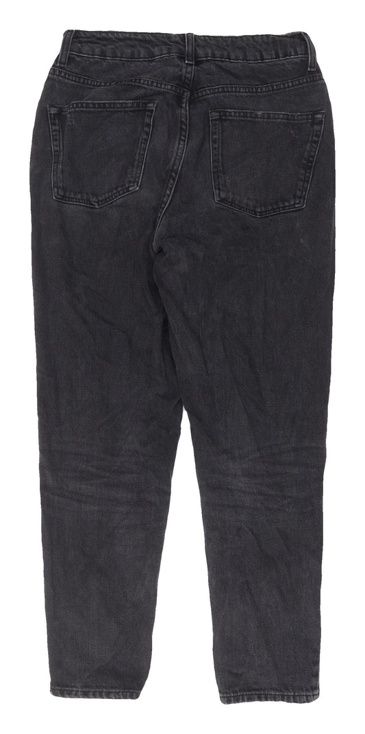 Topshop Women's Black Straight Jeans Size 16