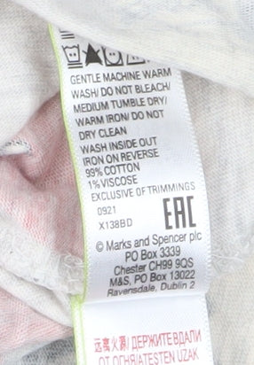 Marks and Spencer Women's Cat Print Pyjama Top S