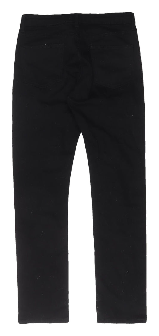Topman Men's Black Jeans, Size 30, Cotton Denim, Regular Fit