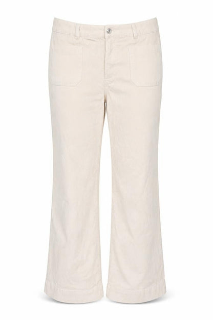 Womens UK Size 20 Marks and Spencer Regular Fit Casual Ivory Trousers