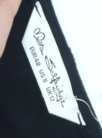 Miss Selfridge Women’s Black Sheath Dress Size 12