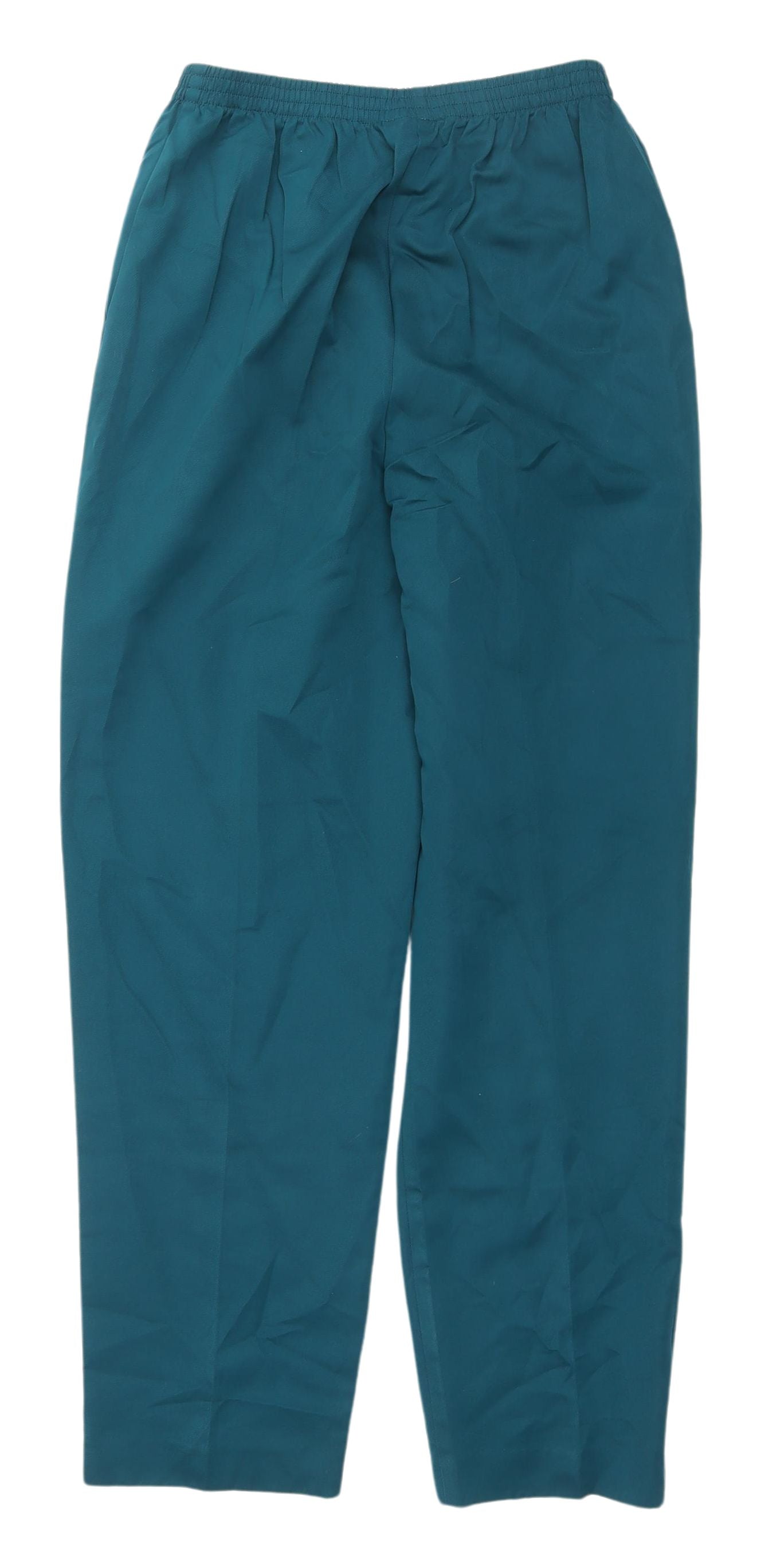 Alfred Dunner Women's Green Trousers Size 8 Straight Leg