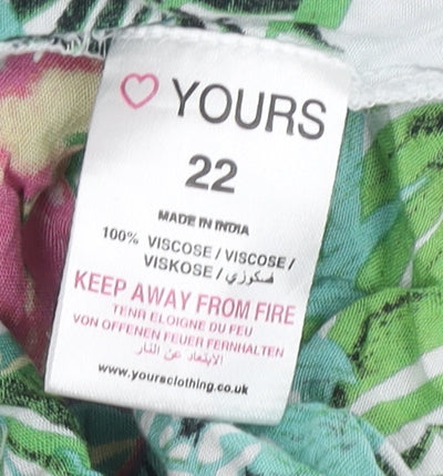 Womens UK Size 22 Yours Multicoloured Camisole
