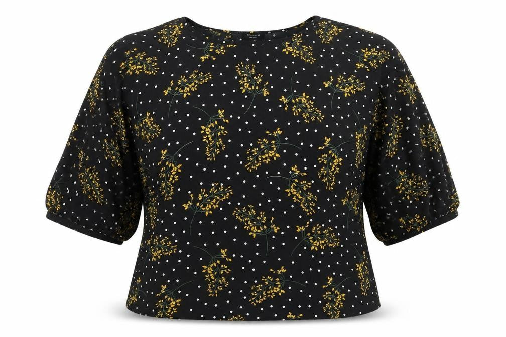 Womens UK Size 18 JD Williams Black Kimono Blouse