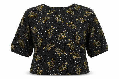 Womens UK Size 18 JD Williams Black Kimono Blouse