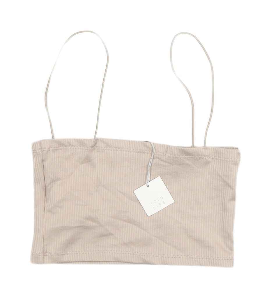 Womens UK Size S Pull&Bear Beige  Tank