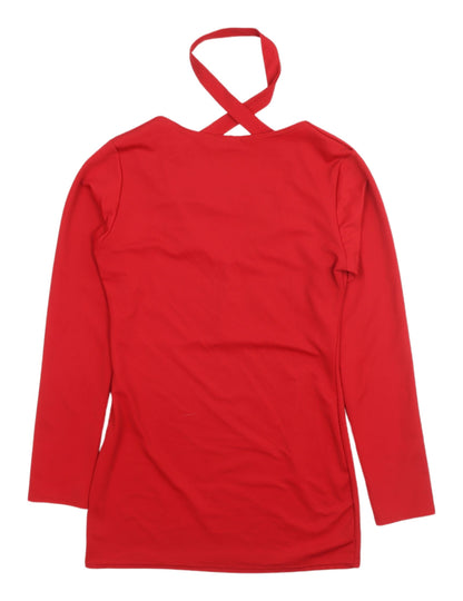I-X London Red Long Sleeve Dress - Size 12