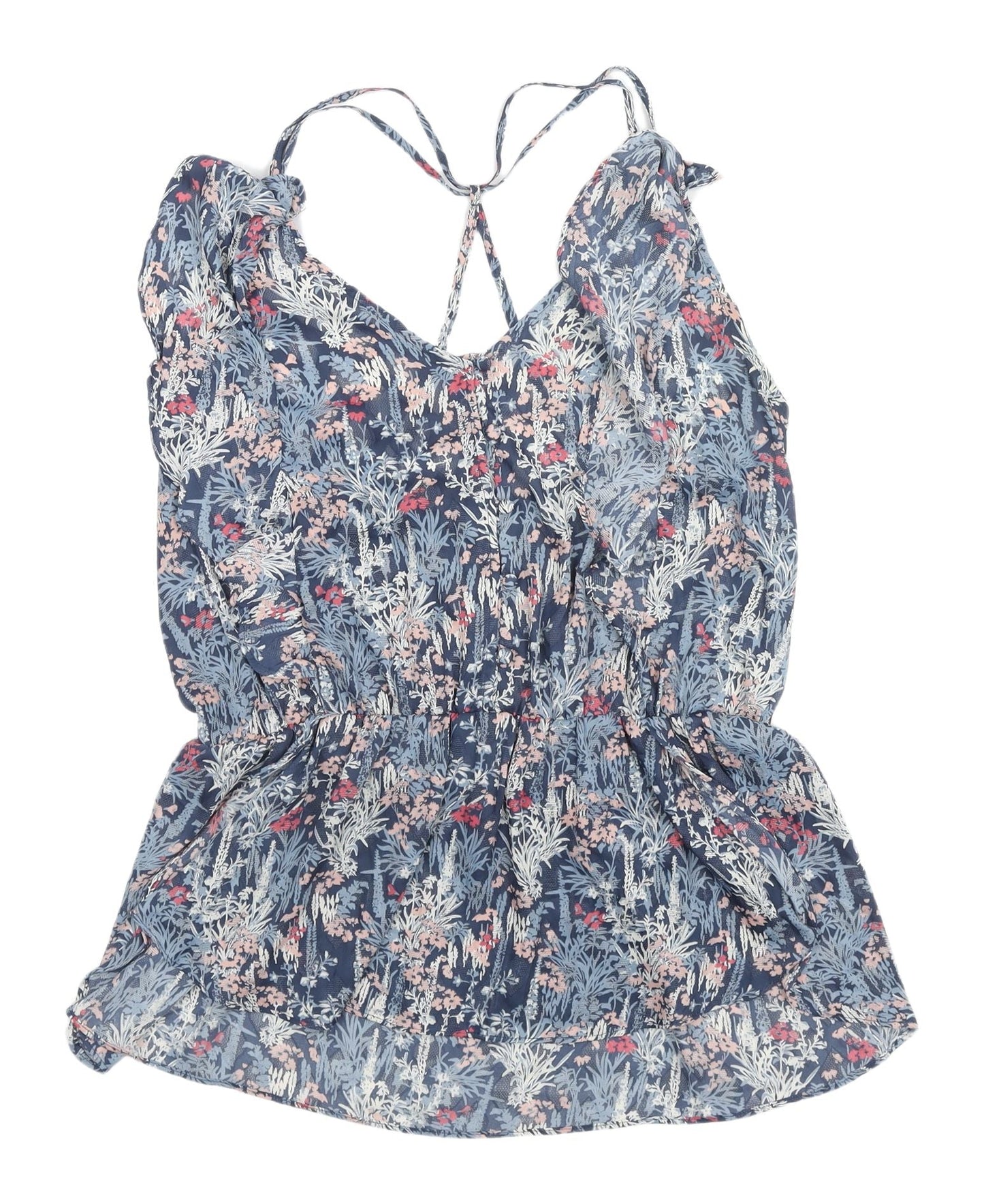 Womens UK Size 12 NEXT Multicoloured Camisole Blouse