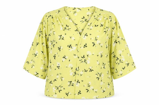 Womens UK Size 18 Bonmarché Yellow  Blouse