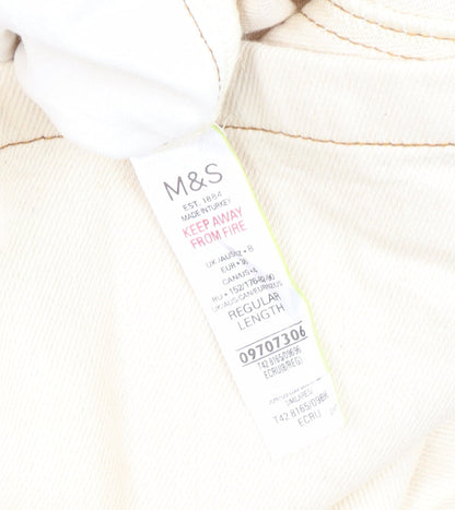 Marks and Spencer Women's Beige Shirt Dress Size 8