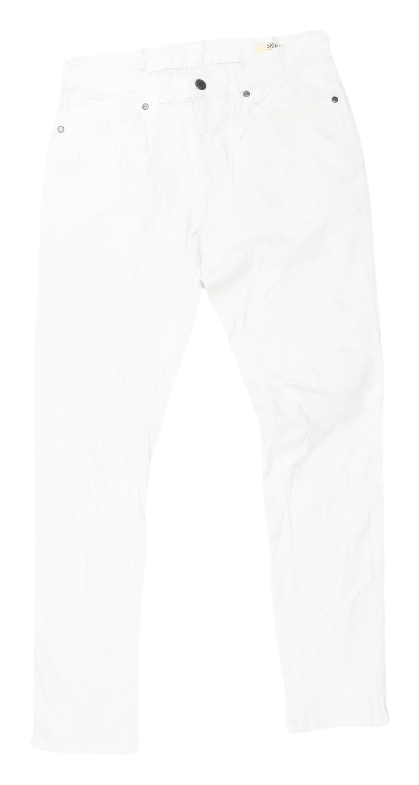 Marks and Spencer Men's White Skinny Jeans