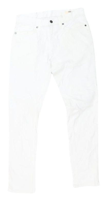 Marks and Spencer Men's White Skinny Jeans